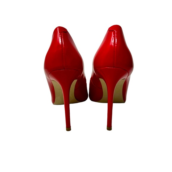Steve Madden Red Pointed Toe Stiletto Heels - Picture 7 of 8